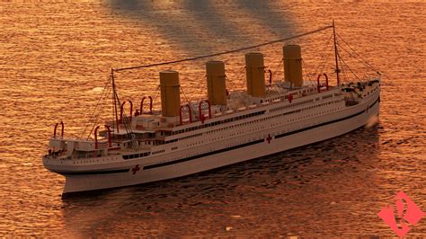 Artstation Hmhs Britannic 1914 Game Assets