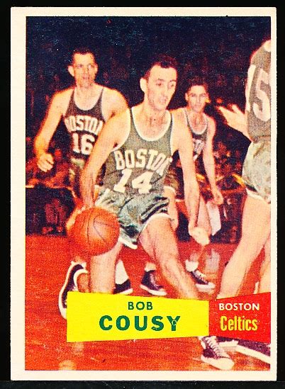 Lot Detail - 1957-58 Topps Basketball- #17 Bob Cousy, Celtics- Rookie!