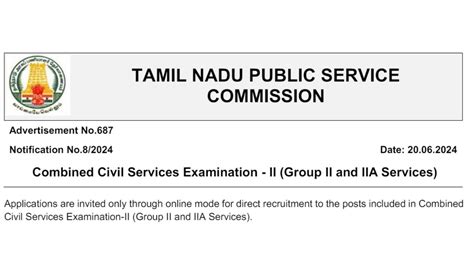 Tnpsc Group 2 Notification 2024 Out See Steps To Apply Online