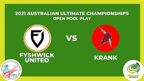 2021 AUC Fyshwick United Vs Krank Open Pool Play YouTube