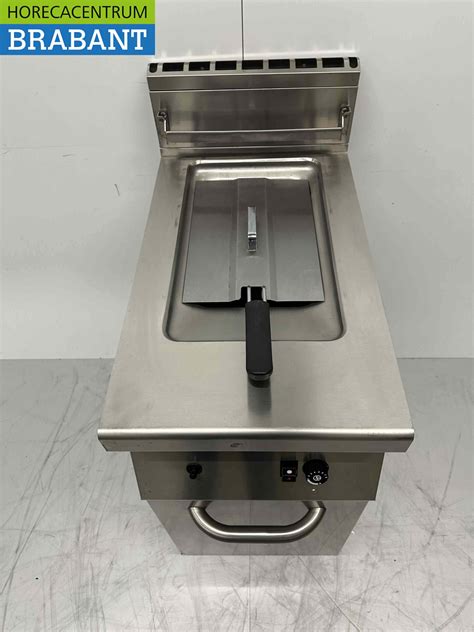 Edelstahl Emmepi Friteuse Liter Gas Catering Horecacentrum Brabant