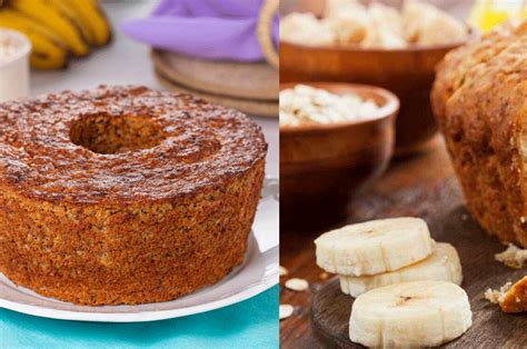 Bolo de Banana e Aveia Um Lanche Saudável e Delicioso