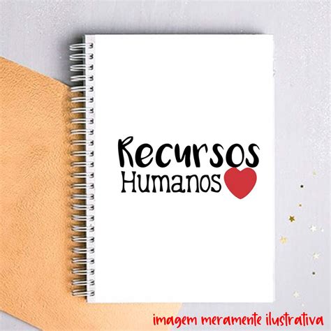 Caderno Recursos Humanos Lamina O Brilho Personalize O Nome