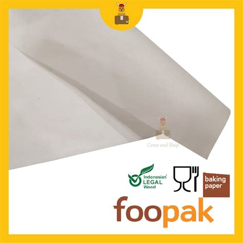 Foopak Multipurpose Greaseproof Paper Parchment Baking Paper Kertas