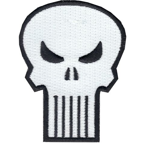 The Punisher Retro Skull Logo Iron on Patch – Patch Collection