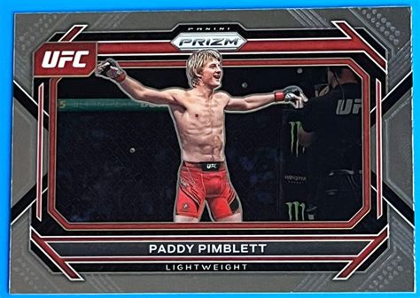 Panini Prizm Ufc Silver Base Card Paddy Pimblett Ebay