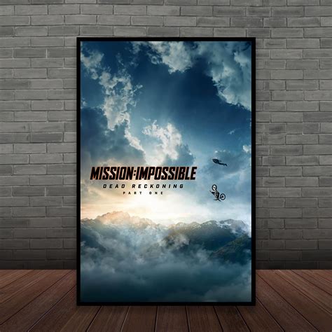 Mission Impossible 7 Movie Poster Classic Film Wall Art Room - Etsy