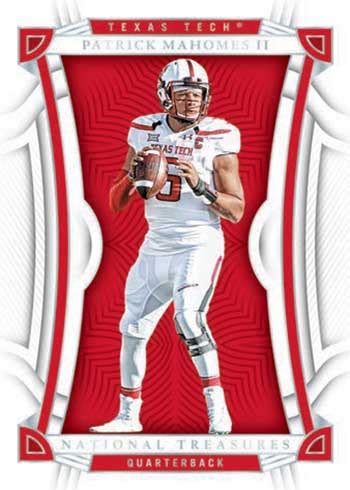 Panini National Treasures Collegiate Football Checklist Info