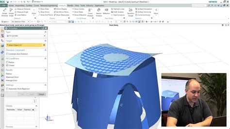 Nx Quick Tips Reverse Engineering Fitting Surfaces To Scanned Data By