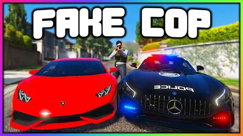 GTA 5 Roleplay FAKE COP STEALS EXPENSIVE CARS RedlineRP YouTube