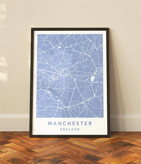 Manchester, England – Map – Plume