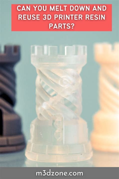Can You Melt Down and Reuse 3D Printer Resin Parts? | 3d printing resin ...