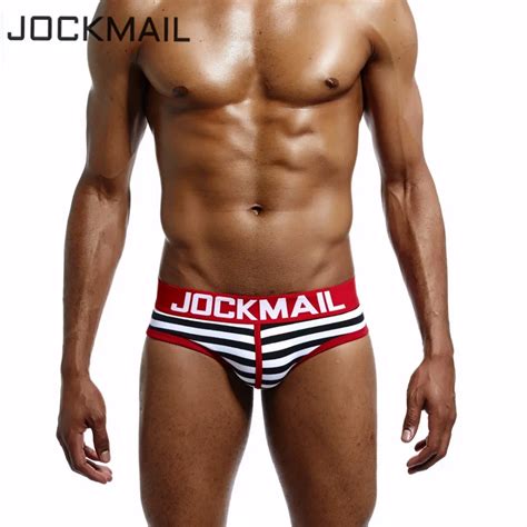 Jockmail Brand Pcs Lot Men Underwear Briefs Cotton Striped Sexy