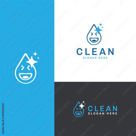 Modern Water Purification And Clean Laundry Business Logo Design Vector