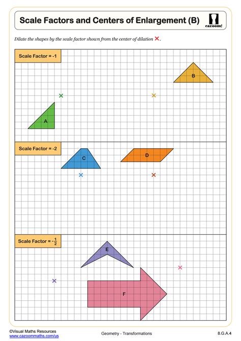 PA Finding Scale Factor Worksheet Worksheets Library