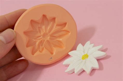 Fiore Margherita Stampo Stampi In Silicone Stampi Per Il Etsy Italia