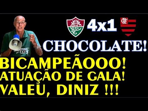 FLUMINENSE ATROPELA O FLA SHOW DE MARCELO CANO ÁRIAS E