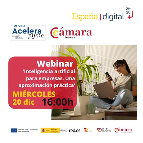 WEBINAR OFICINA ACELERA PYME Inteligencia Artificial Para Empresas