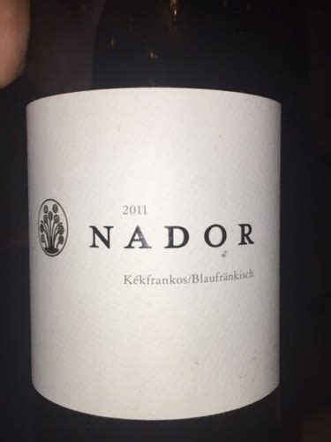 Nador Kékfrankos Blaufränkisch Vivino US