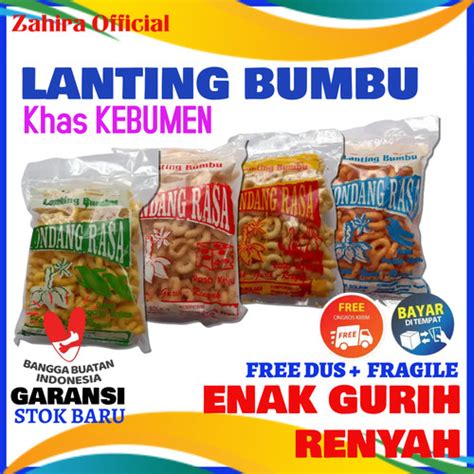 Jual Lanting Klanting Singkong Bumbu Cemilan Oleh Oleh Kebumen Original