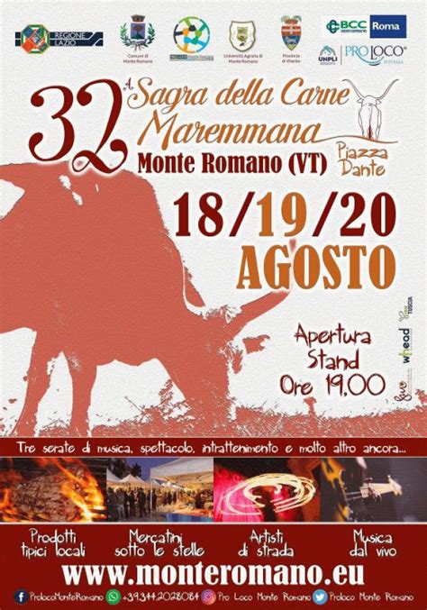 Sagra Della Carne Maremmana Di Monte Romano Sagre