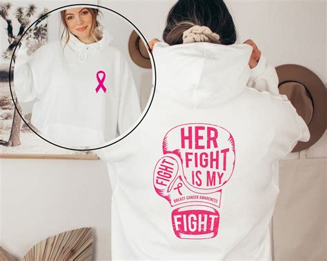 Breast Cancer Hoodie Cancer Awareness Sweatshirt Breast Cancer Shirt