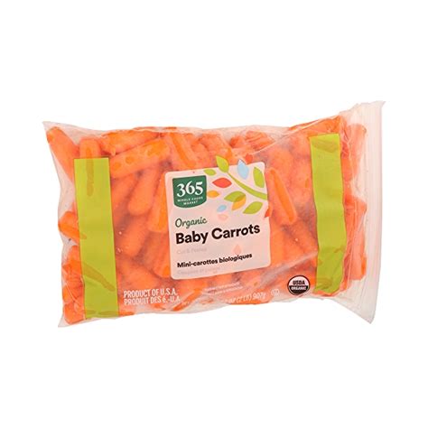 Organic Peeled Baby Carrots At Whole Foods Market