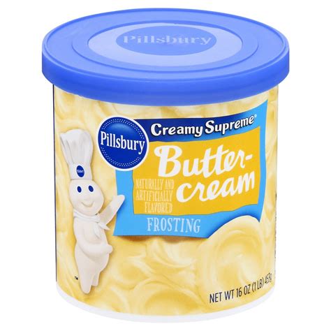 Pillsbury Creamy Supreme Buttercream Frosting 16 Oz 8 Pack