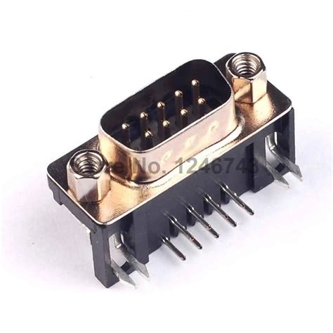 Pcs Db Db Male Pcb Mount D Sub Pin Pcb Connector Rs Connector