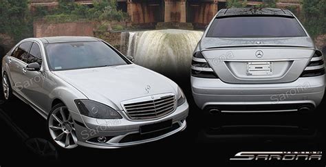 Custom Mercedes S Class Side Skirts Sedan Part