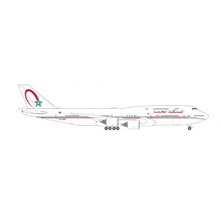 Herpa Wings 536882 Flygplan Morocco Government Boeing 747 8 BBJ C