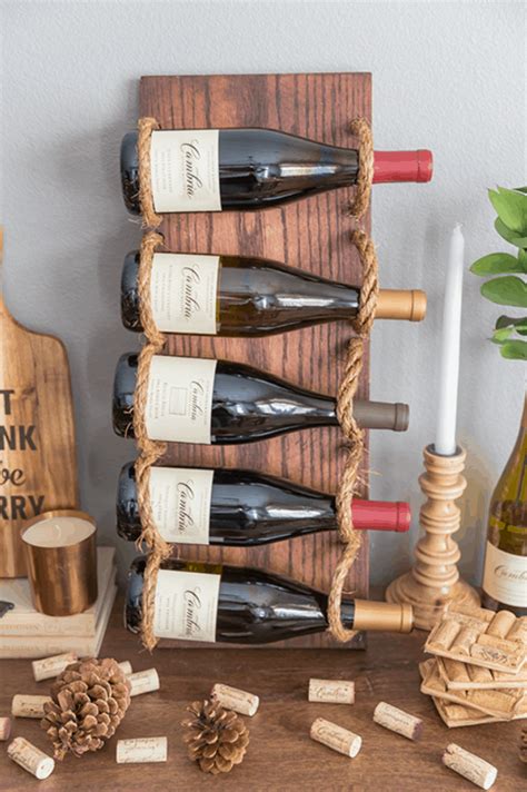 19 Easy Homemade Wine Rack Plans