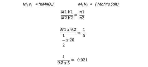 To Determine The Molarity Of Kmno4 Solution By Titrating It Against A Standard Solution Of Mohr