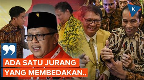 Isu Jokowi Dan Gibran Masuk Golkar Hasto Singgung Ada Jurang Dengan