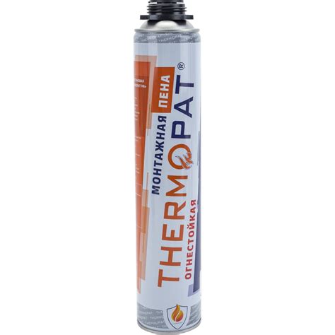 Огнезащитная полиуретановая монтажная пена THERMOPAT FM 750 мл 299235 ...