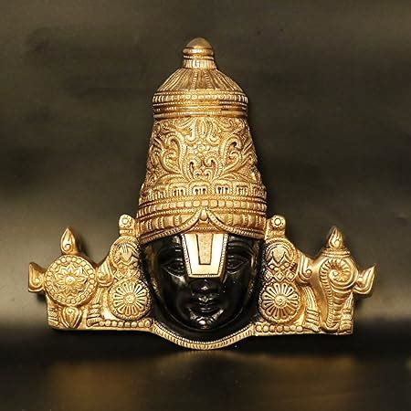 Artvarko Brass Lord Tirupati Balaji Lord Sri Venkateswara Balaji Face