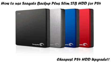 How To Use Seagate Backup Plus Slim 2TB HDD For PS4 Cheapest PS4 HDD