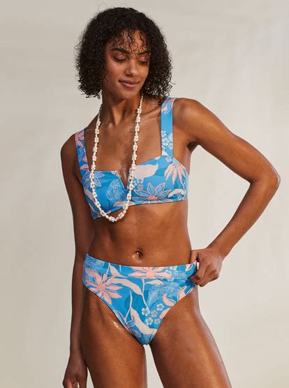 Womens Printed Roxy Love The Shorey Bikini Bottoms Roxy