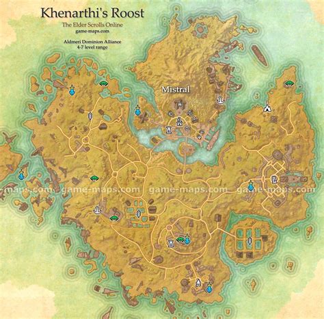 Khenarthi S Roost Map The Elder Scrolls Online Elder Scrolls Elder