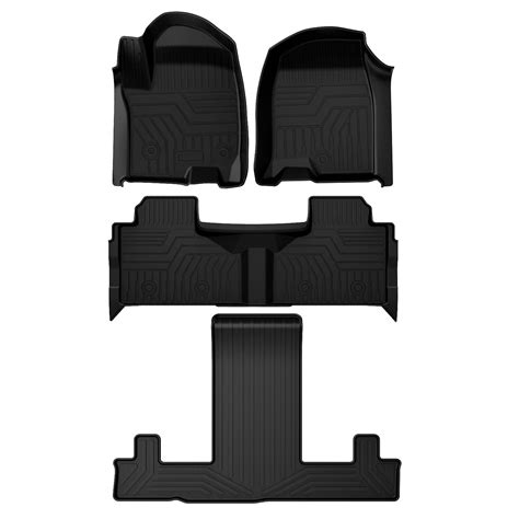 Buy Mixsuper Custom Fit Floor Mats For 2021 2023 Chevrolet Tahoegmc Yukon With 1st And 2nd And 3rd