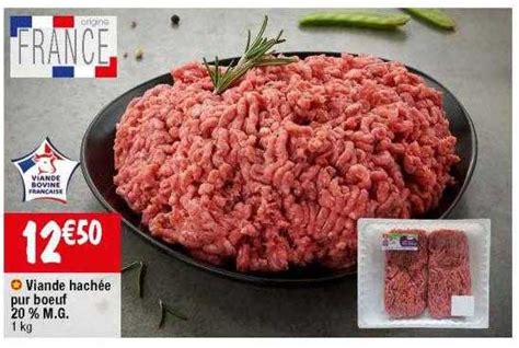 Offre Viande Hach E Pur Boeuf M G Chez Migros France