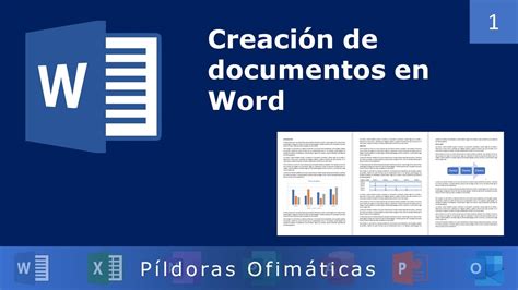 Creaci N De Documentos Con Word Youtube