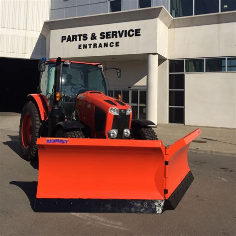 Kubota M Series Tractor Ready To Plow Some Serious Snow