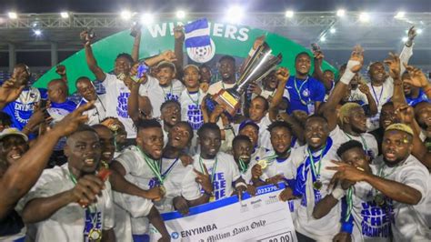 NPFL Champions Enyimba Get Heroic Welcome The Guardian Nigeria News