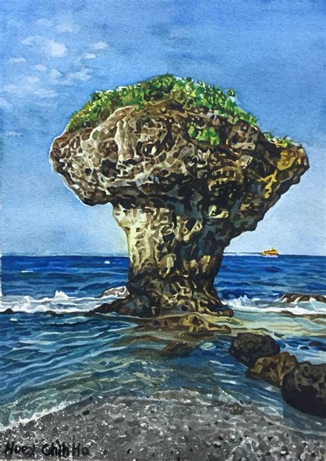 Vase Rock Taiwan Painting By Huey Chih Ho Saatchi Art