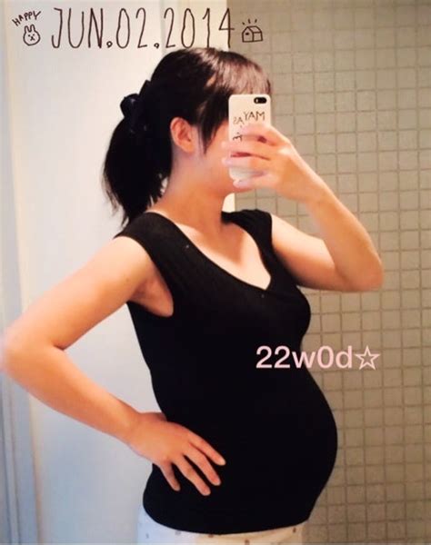 妊娠22w0d 〜双子妊婦のおなか×6カ月半ば ほにょっと生活 ～双子たちとの日々～