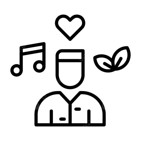 Icono De Línea De Pasatiempo Vector Png Icono De Pasatiempo Vaquero
