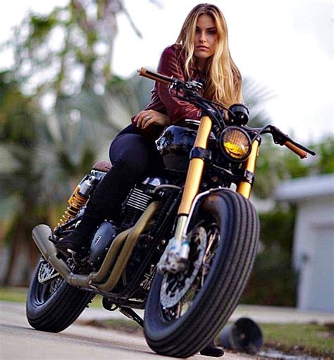 Pinterest Cafe Racer Girl Motorbike Girl Biker Girl