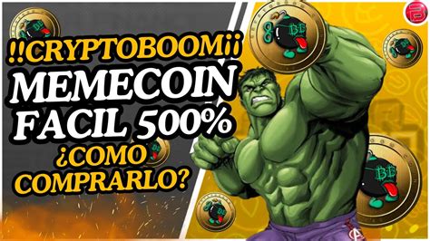 Una MEMECOIN Para Hacer Un 500 CRYPTOBOOM Todos Los Detalles