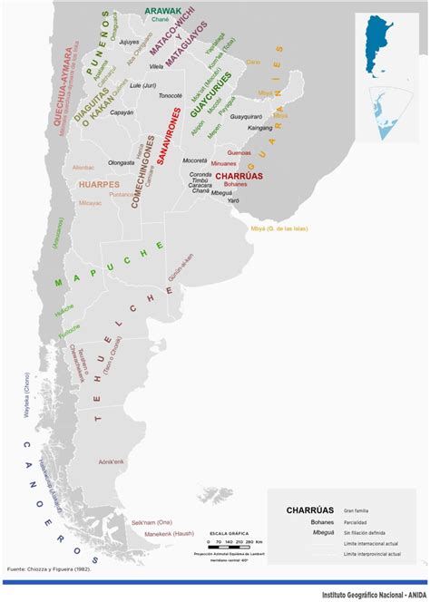 La construcción histórica del territorio de la República Argentina